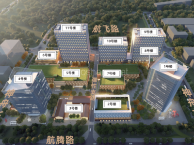 秦创原航天软件科技园西区招租/出售  东长安街黄金十字  价格优惠  可租可售